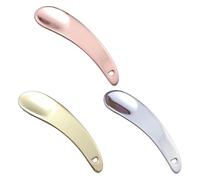 MOBUTOFU Cuillères en Alliage de Zinc Accessoires Maquillage Pratiques et Hygiéniques Lot de 3 pour Crème Contour des Yeux pour Voyage et Soins Peau