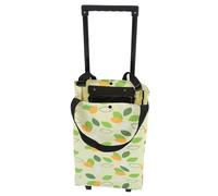 MOBUTOFU de caddie à roulettes pliable en bois, capacité importante, conçu pour jouets et courses, idéal pour utilisation en voyage
