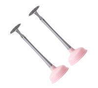 MOBUTOFU Déboucheur Wc Ventouse 2 Pièces en Caoutchouc Solide pour Débouchage Canalisation Domestique