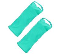 MOBUTOFU Dispositif D'aide aux Chaussettes pour Personnes Âgées et Femmes Enceintes, Nylon Vert, 2 Pièces, Facilite L'enfilage sans Effort à Domicile L'hôpital