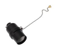 MOBUTOFU Douille E27 Chaînette de Traction et Cordon de Serrage, Socle pour Lampe à Culot, Adaptée Suspendre Luminaire Corde et Lampe de Bureau Couleur Aléatoire