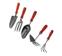 MOBUTOFU Ensemble d Outils de Jardinage Pelle et Râteau Pratiques pour Jardin Extérieur Acier Inoxydable Poignée Ergonomique Facile à Utiliser Design Simple et Finition Soignée