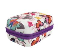 MOBUTOFU Étui pour Flacons D'huiles Essentielles Portable en Tissu Oxford 600d Léger et Résistant pour Voyage, Paquet de Rangement pour Bouteilles Design Pourpre