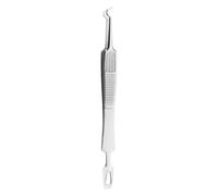 MOBUTOFU Extracteur de boutons en acier inoxydable 3 pièces, pinces à épiler doubles extrémités, petit kit portable pour éliminer comédons visage et nez