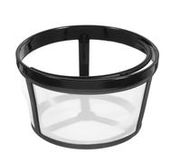 MOBUTOFU Filtre Permanent à Café Réutilisable, Panier Cylindrique Blanc | Nylon, Filtration et Retrait Rapide des Résidus, pour Cafetières à Filtre et Machines à Café