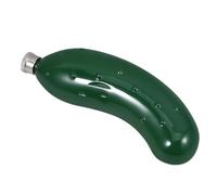 MOBUTOFU Flasque en Acier Inoxydable de Concombre, Compacte et Élégante, pour Alcools et Eau Lors de Pique-niques en Plein Air et Voyages