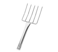 MOBUTOFU Fourchette à Pommes de Terre en Acier Inoxydable Multifonctionnelle, Petite Pelle de Jardinage Robuste et Résistante Repiquage des Petites Plantes et Pousses de Haricot Argentée