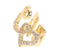 MOBUTOFU Grille Dentale en Cuivre Doré avec Zirconium, Ensemble de Calottes Dentaires Hip-hop pour Femmes et Hommes, Accessoires Buccaux Étincelants pour Fêtes et Usage Quotidien