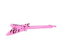 MOBUTOFU Guitare Gonflable Rose Instrument Musique Rock Années Anniversaire Fête Concert Photo Accessoires
