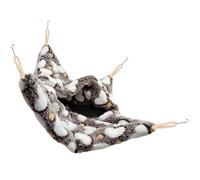 MOBUTOFU Hamac Suspendu en Peluche pour Hamster et Furet, Couchage Chaud et Confortable pour Rongeurs dans la Cage, Lit d'hiver