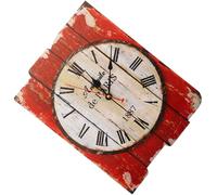 MOBUTOFU Horloge Murale en Bois Rustique Créative Échelle de Temps Visible, Décoration Unique pour Chambres et Pubs Style Aléatoire