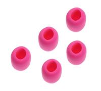 MOBUTOFU Housses de Microphone Protection Anti-vent Solide 5pcs en Mousse Rose Matériau Éponge, Facile à Installer pour Performances et Enregistrements