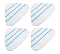 MOBUTOFU Housses Triangulaires Accessoires Compatibles 4pcs Lavables en pour Nettoyage en Profondeur des Sols pour Balai Vapeur