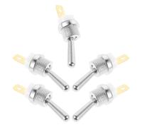 MOBUTOFU Interrupteur de Sécurité en Métal pour Tronçonneuse à Essence, Kit de Réparation 5pcs Bouton Facile à Installer, pour Entretien DIY en Extérieur