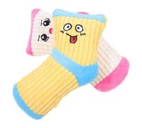 MOBUTOFU Jouets Résistants aux Morsures pour Peluche Couineurs Chiens 2 Pièces, Stimulateurs Sensoriels pour Chiots, pour Jeu Intérieur Interactif
