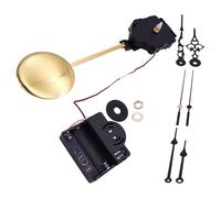 MOBUTOFU Kit de Mouvement Pendule Soi-même en Métal 2 Tailles D'aiguilles, Mécanisme Facile à Installer pour Horloge Murale et Boîte à Musique