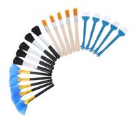 MOBUTOFU Kit de Nettoyage Clavier Ordinateur 20pcs Brosses en Plastique pour Dépoussiérage Portable Adapté aux Appareils Électroniques et Ateliers