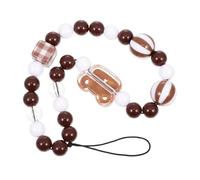 MOBUTOFU Lanière et Téléphone Perles à Ours Motif en Portable pour Élégante Plastique, Installation Pratique Accessoires Électroniques