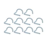 MOBUTOFU Lot de 10 Connecteurs D'échafaudage en Acier Argenté, Fixation Sécurisée de Cadre pour Construction et Coulage de Béton, Opération Facile