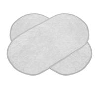 MOBUTOFU Lot de 2 Alèses pour Tout-petit Lavables en Machine, Imperméables, Ovales en Coton et Polyester, Matelas Portable Réutilisable pour Nourrissons et Parents