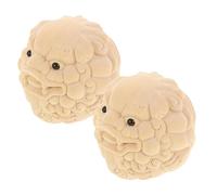 MOBUTOFU Lot De 2 Balles De Massage Sculptées Pour Les Mains, Balles D'Exercice Pour Les Mains, Balles Pratiques Pour L'Extérieur, Masseurs Pour Les Mains, Balles De Massage Pour La Paume,