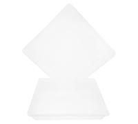 MOBUTOFU Lot de 2 Plateaux Carrés en Plastique 40 Cm, Soucoupes Récupératrices d'eau pour Pots de Fleurs, Égouttoirs à Pot de Fleurs Robustes et Solide, pour Intérieur et Jardin