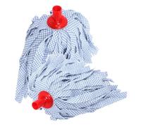 MOBUTOFU Lot de 2 Têtes de Balai Microfibre Souple Serpillères Absorbantes pour Nettoyage des Sols en Pierre et Carrelage, Recharge Balai Serpillère Bleu Couleur Aléatoire