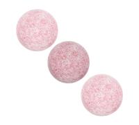 MOBUTOFU Lot de 3 Balles de Football de Table en Plastique Abs Rouge, Légères et Résistantes, pour Foot et Jeu de Football de Table