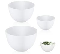 MOBUTOFU Lot de 3 Bols en Silicone Flexible pour Masque Facial Diy, Pratique et Réutilisable, pour Fabriquer des Masques Maison Spa