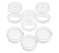 MOBUTOFU Lot De 6 Couvercles De Protection Pour De Cuisinière À Gaz, Couvercles De Brûleur De Cuisinière À Gaz, De Cheminée À Gaz, Couvercles De Bouton De