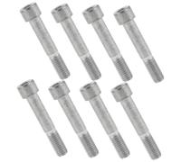 MOBUTOFU Lot de 8 Boulons de Serrage du Collier de Tige de Selle de Vélo M8 en Acier Kit de Visserie pour Selle VTT et Vélo Route Fixation Sécurisée pour Cycling Trips