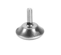 MOBUTOFU Lot de Nivellement Réglables pour Meubles et Plastique, Patins Ronds M8x25mm, Faciles à Installer pour Tables de Conférence et Canapés