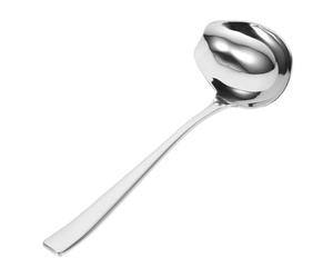 MOBUTOFU Louche à Sauce pour Servir Sauces et Jus en Acier Inoxydable Bec Verseur, Cuillère à Soupe Robuste et Lisse, Ustensile Cuisine Professionnel