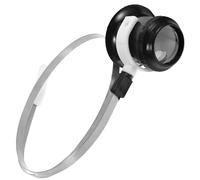 MOBUTOFU Loupe de Réparation pour Montres 5X Design Ergonomique en Acier et Plastique, Outil Polyvalent pour L'industrie Horlogère Gravure Miniature