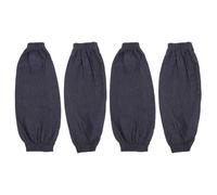 MOBUTOFU Manchons de Protection des Bras Résistance à L'usure et Protection Renforcée en Denim à Double Couche les Étincelles Chaleur Lot pour Environnements de Travail à Risque Élevé