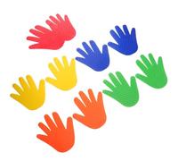 MOBUTOFU Marqueurs Tactiles de Massage de Main en Pvc Antidérapant, 5 Paires pour Activités de Cohésion D'équipe et Entraînement Sensoriel Garçon et Filles et Adultes