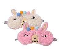 MOBUTOFU Masques de Sommeil Légers et Opaques pour Adultes, Lot de 2, Confortables Voyager et Bloquer la Lumière
