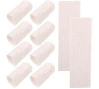 MOBUTOFU Masques en Plâtre 3d pour Visage V en Tissu Blanc, Lot de 20 Pièces, Support Pratique et Confortable pour Soins Peau et Masque Facial DIY