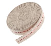 MOBUTOFU Mèche en Coton Plat pour Lampe à Pétrole Beige, Optimise L'utilisation du Kérosène et Prolonge la Durée de Combustion, pour Cuisson et Activités en Plein Air