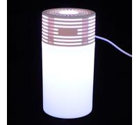 MOBUTOFU Mini Humidificateur D'air Gris Blanc USB Portable Humidificateur à Atomisation Silencieux Diffuseur D'arômes Compact Réservoir Adapté, pour Purifier L'air pour Voiture et Bureau