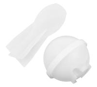 MOBUTOFU Moule à Bowling en Silicone Blanc 1 Set pour Créations Manuelles DIY, Antiadhésif, Réutilisable, pour Enfants, Décoration d’Activités de Loisirs