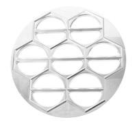 MOBUTOFU Moule à Raviolis sans Risque Mains en Alliage D'aluminium 14 Trous Bord Circulaire Pratique pour Presse à Empanadas pour Won Ton et Présent de Pendaison de Crémaillère