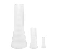 MOBUTOFU Moule Licorne en Silicone Lot de 3 Pièces, Soi-même | Souple, Blanc et Facile à Nettoyer, pour Décoration de Bureau et Projets Créatifs