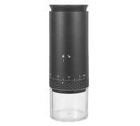 MOBUTOFU Moulin à Portable Capacité 25 G pour Grains et 50 G pour Café Moulu avec Moteur Haute, Design Compact en Abs Noir Cuisine et Usage Domestique