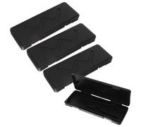 MOBUTOFU Organisateur D'étrier en Plastique Noir Portable, Boîte de Rangement pour Pied à Coulisse, Protège la Perte Rouille, pour Usage Extérieur, Lot de 4 Pièces