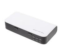 MOBUTOFU Organisateur Électronique de Remède pour Personnes Âgées Triple Rappel, Boîtier en PC Hermétique, 3 ou 6 Compartiments pour 35 à 60 Capsules, pour Voyage