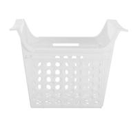 MOBUTOFU Panier de Congélation Petit Format en Plastique Extensible Panier de Rangement Ajustable Trous de Drainage , Organisateur Polyvalent pour Congélateur Coffre Cuisine et Congélateur