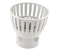 MOBUTOFU Panier Filtre De Vidange en PVC pour Bassin De Jardin, Crépine De Piscine Antidébris, Écumoire à Feuilles pour Petits Étangs, Ramasseur De Feuilles pour Filtre Étang Poissons