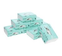 MOBUTOFU Papier Mouchoir en Papier Blanc 8pcs Conception Épaissie en Trois Couches, Résistant Enlever L'huile, pour Usage Domestique