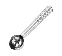 MOBUTOFU Passoire à Thé Cuillère Infuseur en Acier Inoxydable Argenté Résistante Chaleur Trous Ronds Maison des Amateurs de Thé